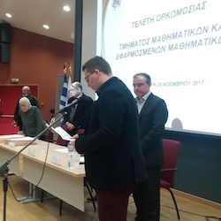 Graduation ceremony, 24 November 2017